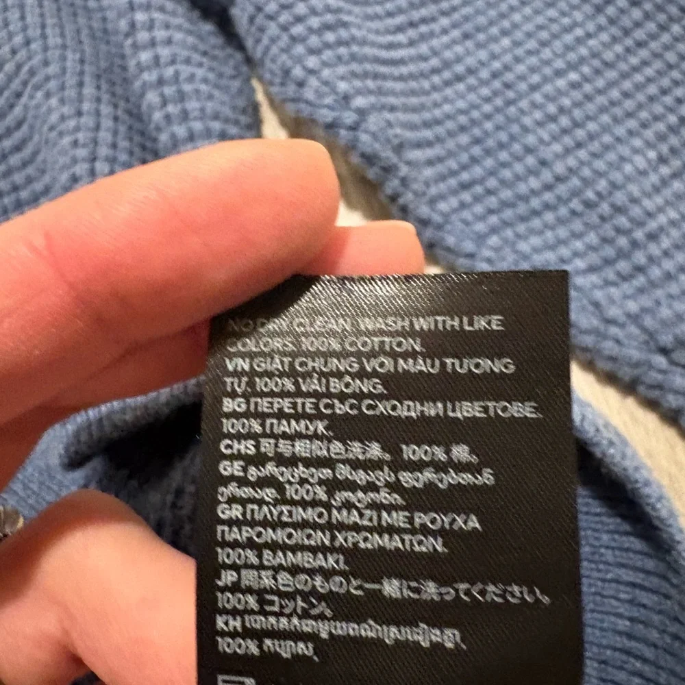 H&M waffle knit 100% cotton jumper